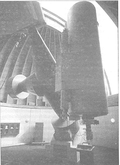 A Piszkéstetőn 1974-ben átadott 1 m-es tükrű
RCC rendszerű teleszkóp