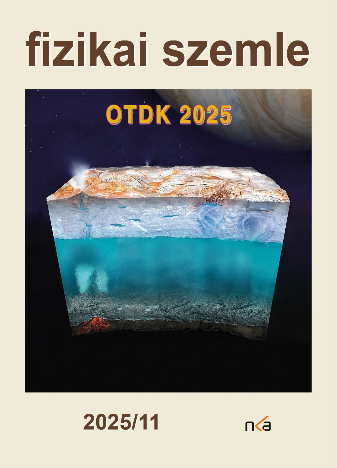 Fizikai szemle 2025 11 borítókép